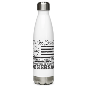 Stainless steel water bottle