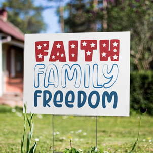 Yard sign